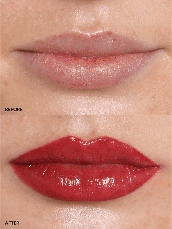 REFY RED COLLECTION BEFORE & AFTER ON DIFFERENT SKIN TONES
