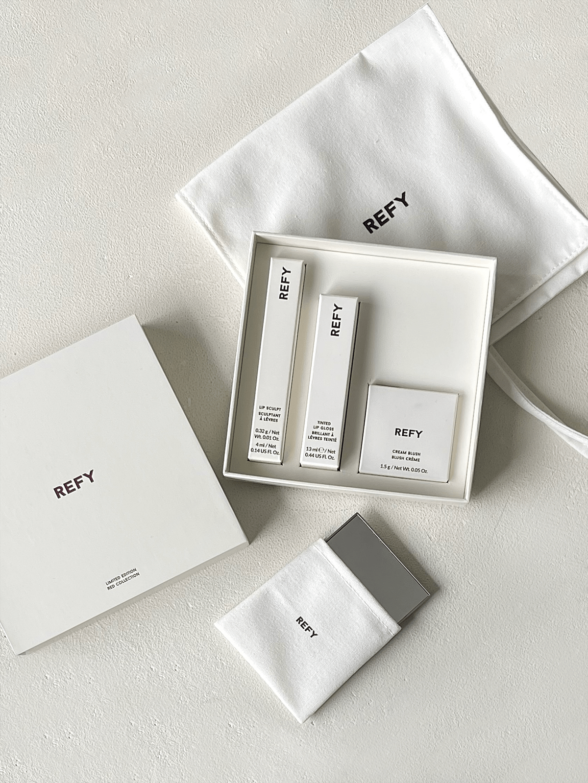 REFY RED COLLECTION WHATS INCLUDED