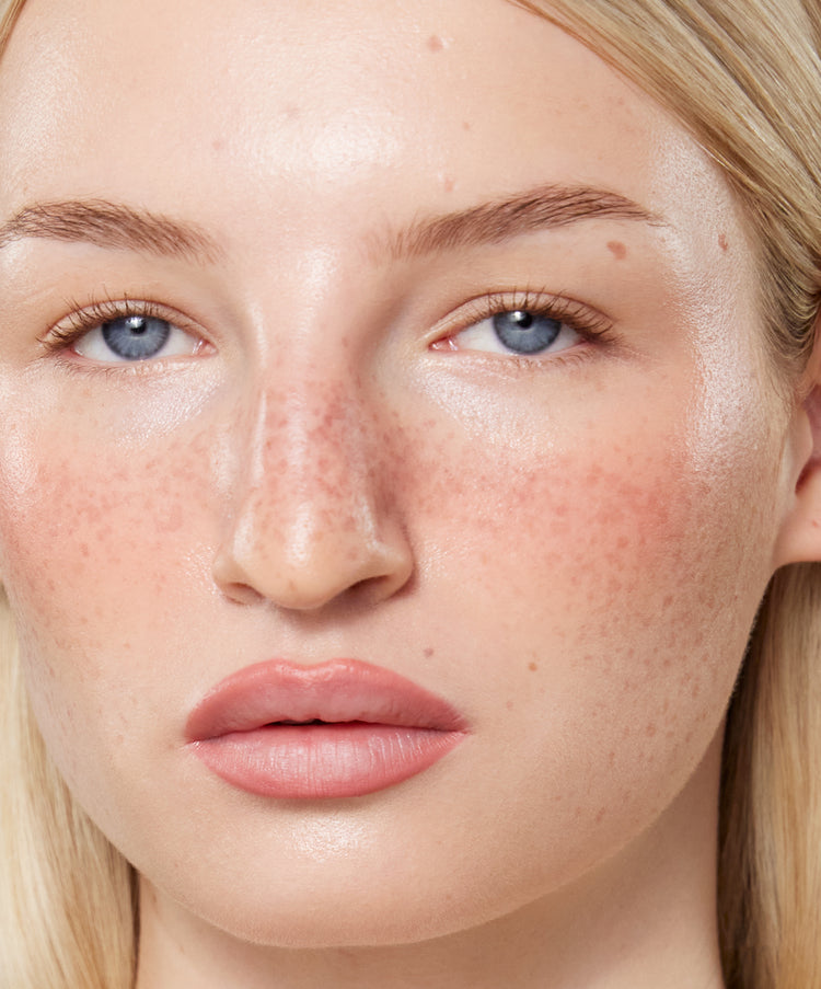 Model wears Lip Sculpt in Blush