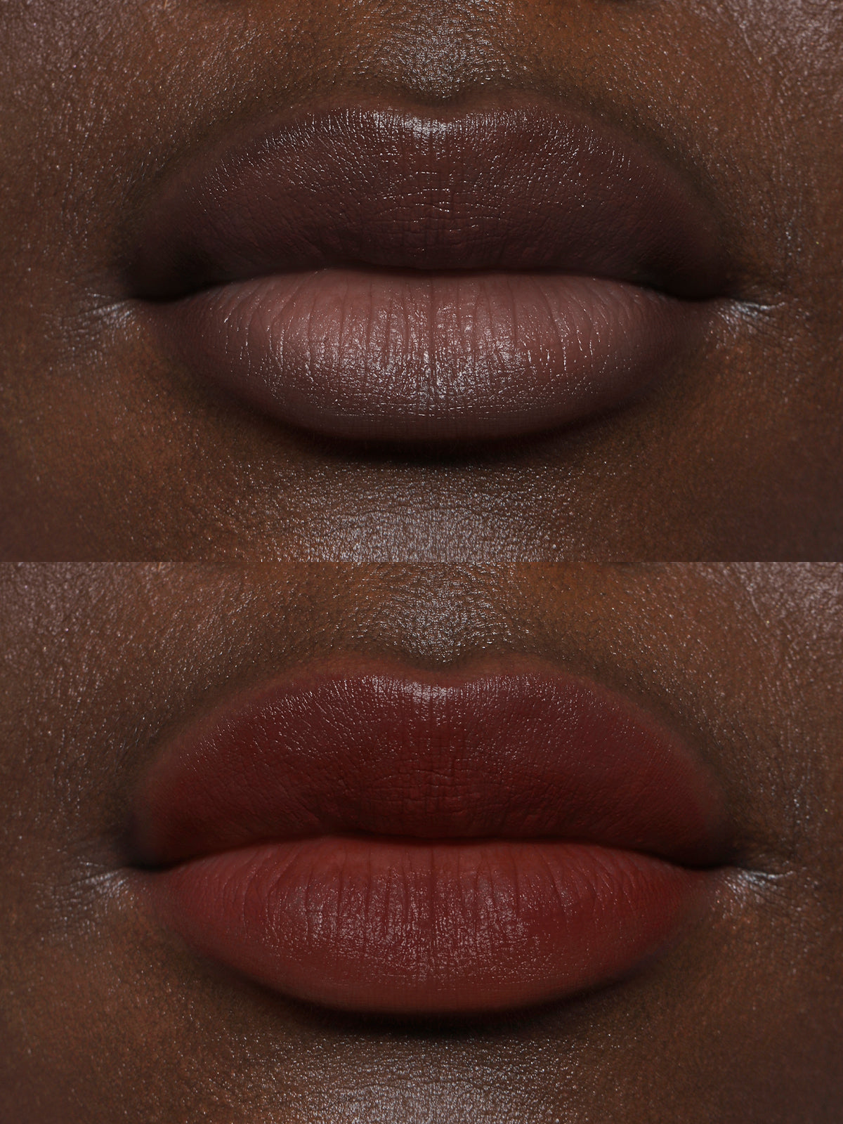 REFY LIP BLUSH IN SHADE CANYON BEFORE & AFTER