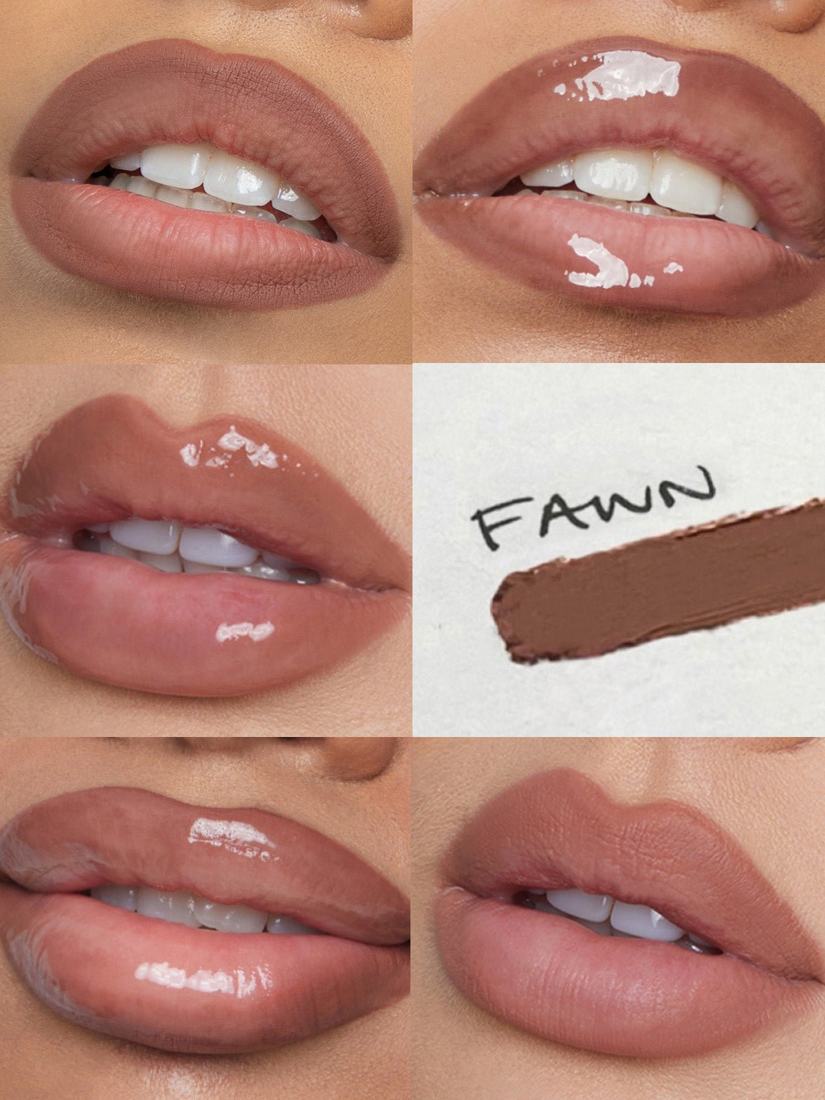 SHADE SWATCH OF REFY LIP SCULPT IN FAWN 