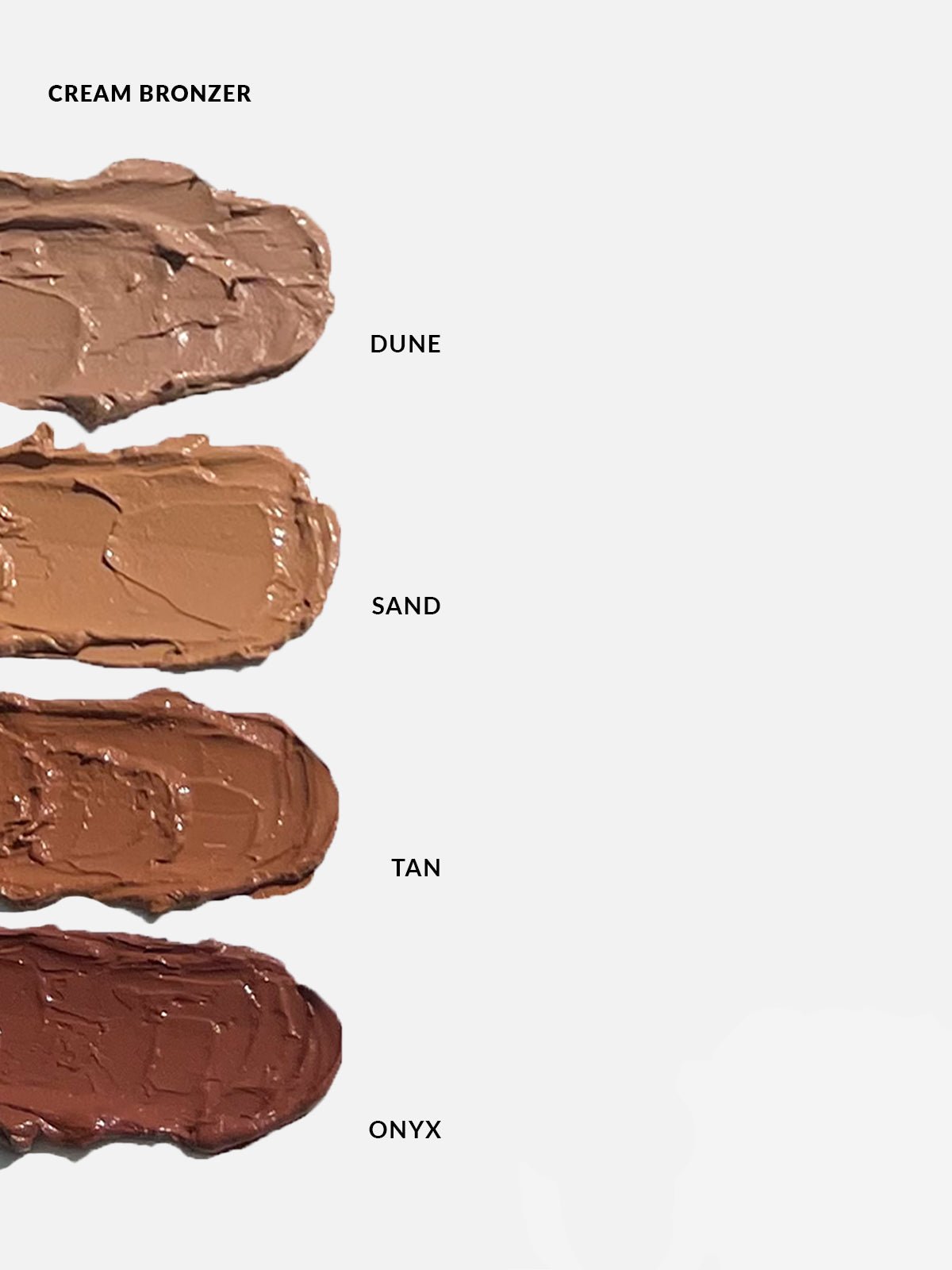 REFY CREAM BRONZER SWATCHES