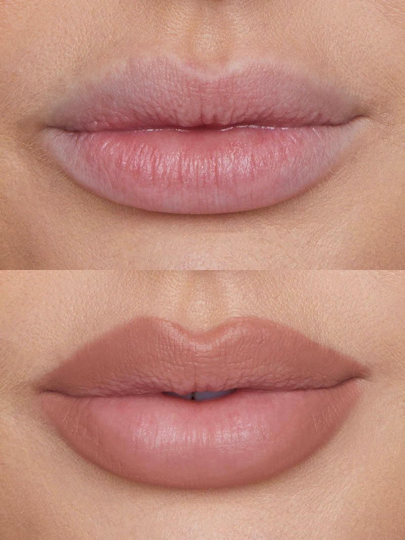 REFY LIP SCULPT TAUPE BEFORE AND AFTER